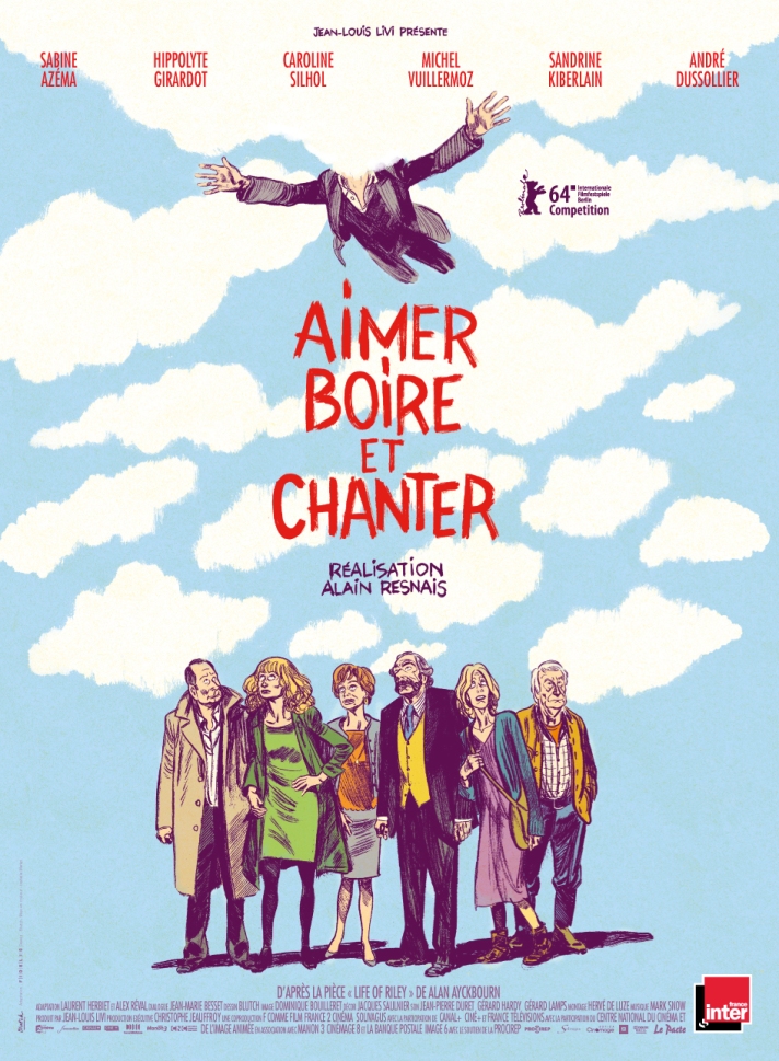 Aimer, Boire et Chanter - Alain Resnais (sortie le 26 mars 2014), affiche de Blutch