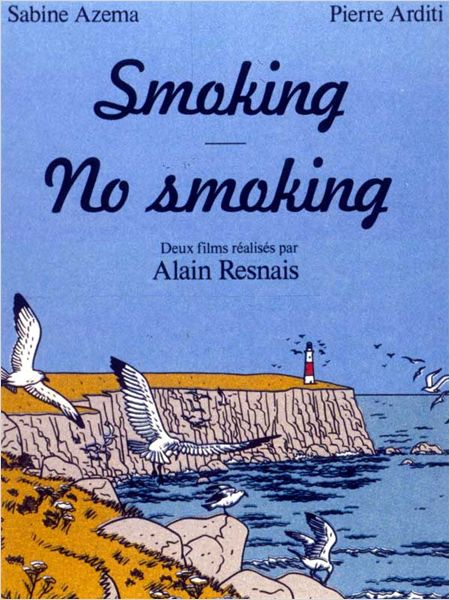 Smoking / No Smoking - Alain Resnais (1993), affiche de Floc'h
